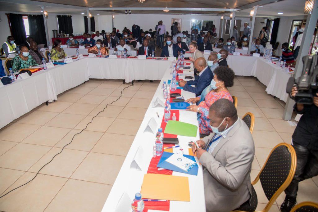 Assemblée institutionnelle lors de l’atelier EGC avec participation de COMIAKOL à Kolwezi